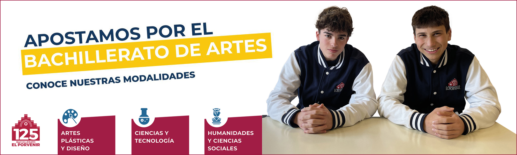 Bachillerato de Artes El Porvenir curso 2025-2026