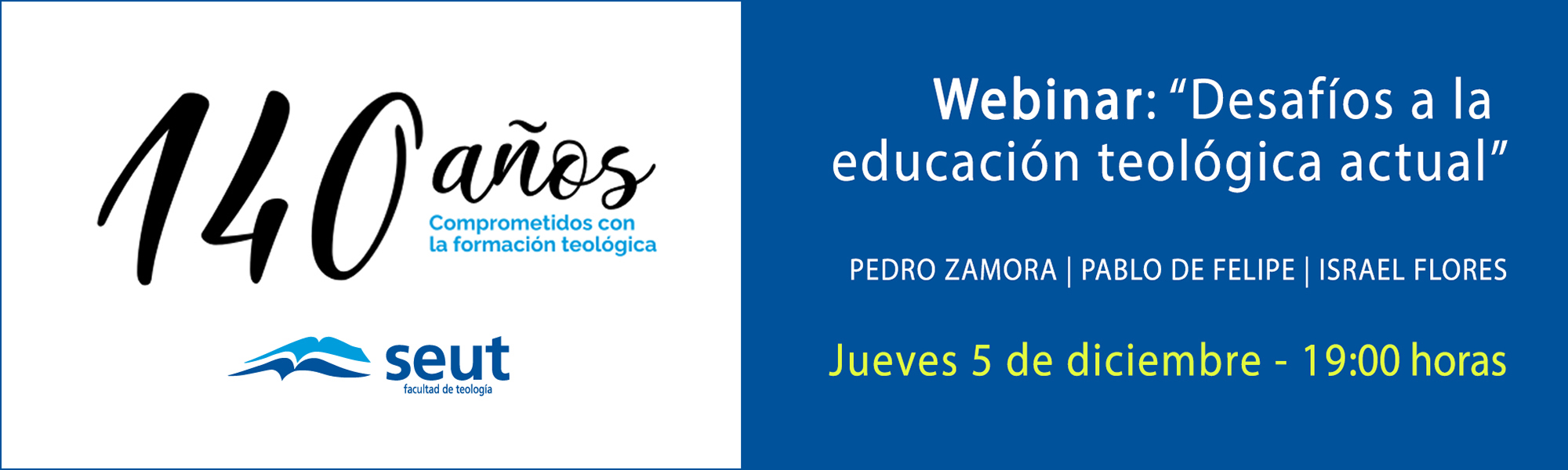 Webinar celebración 140 años SEUT