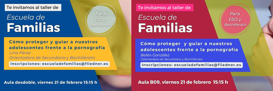 Escuela de Familias en El Porvenir y Juan de Valdés celebra este taller