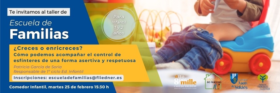 Próximo Taller de Escuela de Familias en Juan de Valdés