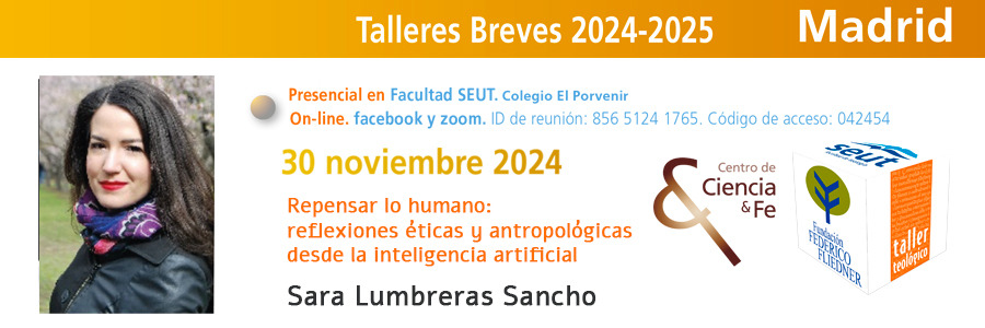 Próximo Taller Breve organizado por el Centro de Ciencia y Fe