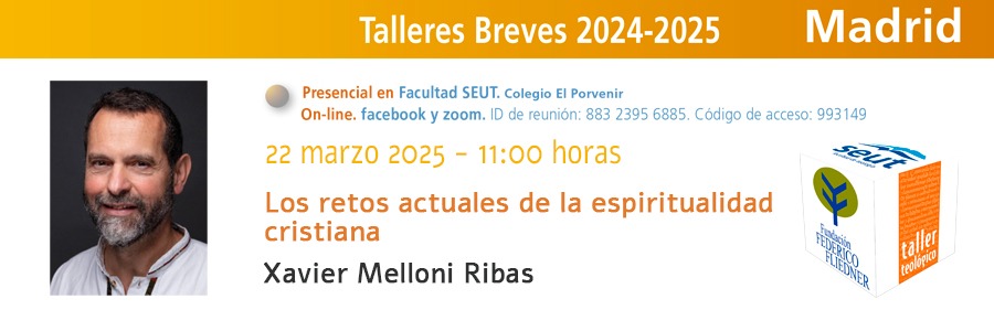 Próximo Taller Breve con Xavier Melloni Ribas